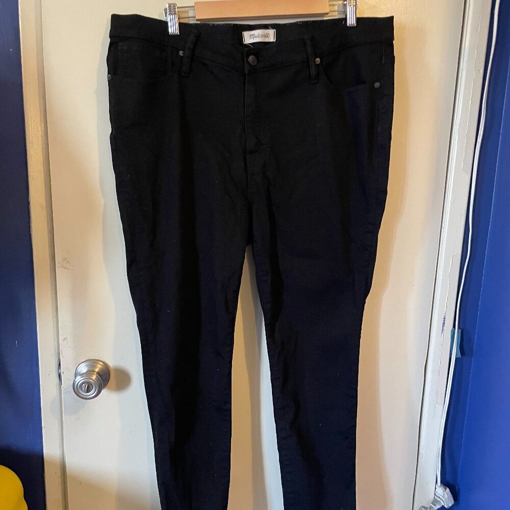Madewell Black High Rise Skinny Jean